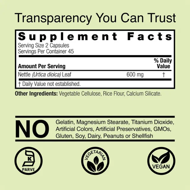 Nature's Answer Nettle Leaf 2