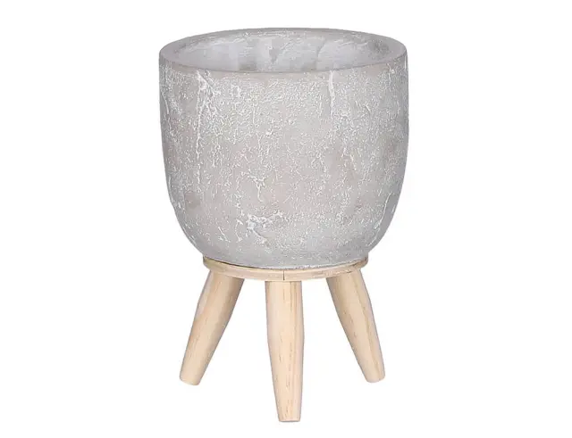 Κασπώ Jimmy Mica Decorations με βάση και διαστάσεις 10.5x10.5x14.5cm - Grey 1095042