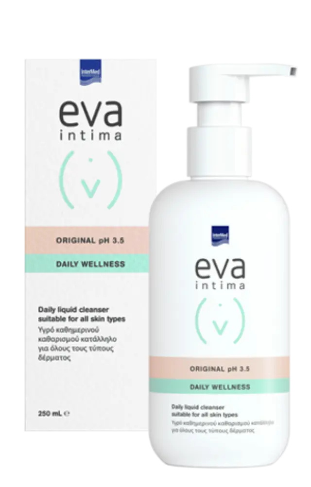 Intermed Eva Intima Original Υγρό Καθημερινού Καθαρισμού της Ευαίσθητης Περιοχής για Όλους τους Τύπους Δέρματος, 250ml