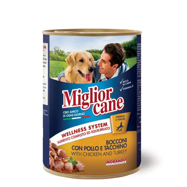 Morando Miglior Cane Κονσέρβα για Σκύλους με Κοτόπουλο & Γαλοπούλα 405gr