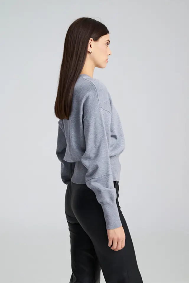 Minimal Πλεκτό με Κομψή Εφαρμογή ESTRELLA SWEATER - XS 3
