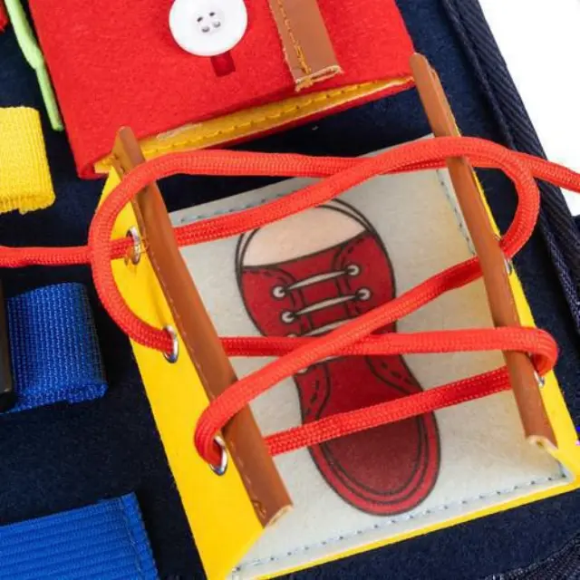 Εκπαιδευτικό Παιχνίδι Montessori Ταμπλό Δραστηριοτήτων για 12+ Μηνών 2