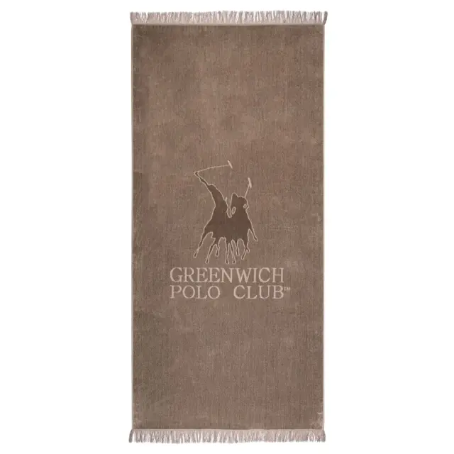 Πετσέτα Θαλάσσης 90Χ190 Ζακάρ Essential Greenwich Polo Club 3625 Σπαγγί