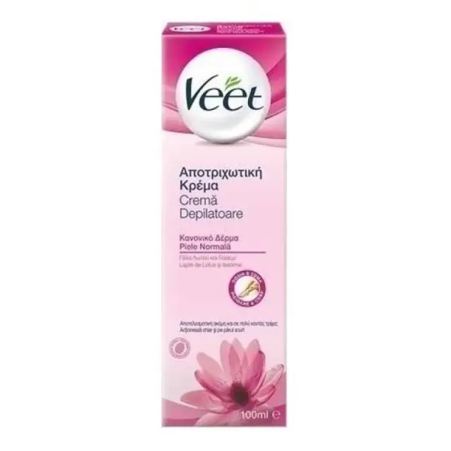 Veet | Pure Αποτριχωτική Κρέμα για Σώμα & Πόδια για Κανονική Επιδερμίδα |100ml