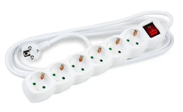 Technik Πολύπριζο 6 θέσεων 3x1,5mm 3m με Διακόπτη 41.001.0015