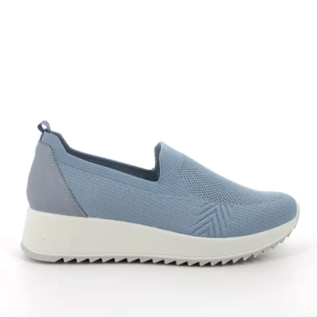 Imac Sneakers Γυναικείο ύφασμα/δέρμα Μπλέ IMA/756900 BLUE