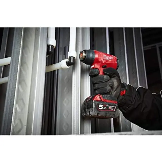 Milwaukee 4933459771 - Πιστόλι Θερμού Αέρα M18 BHG-0 MW με Μέγιστη Θερμοκρασία 470 °C (Χωρίς Μπαταρία + Φορτιστή) 2