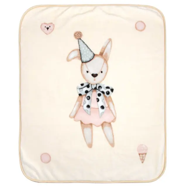 Κουβέρτα Βελουτέ Κούνιας Greenwich Polo Club 8859 Cream 110x140 3