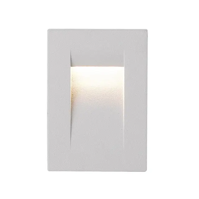 Irvi Φωτιστικό Led τοίχου χωνευτό 7.5x10.7cm 5.2W 3000K 84lm IP65 λευκό Άσπρο