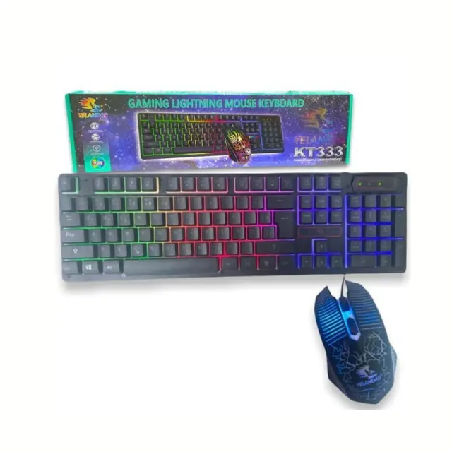Yelandar Gaming Πληκτρολόγιο και ποντίκι KT333 560029 2