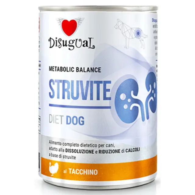 Disugual Diet Dog Struvite Turkey Κλινική Κονσέρβα Σκύλου με Γαλοπούλα 400gr