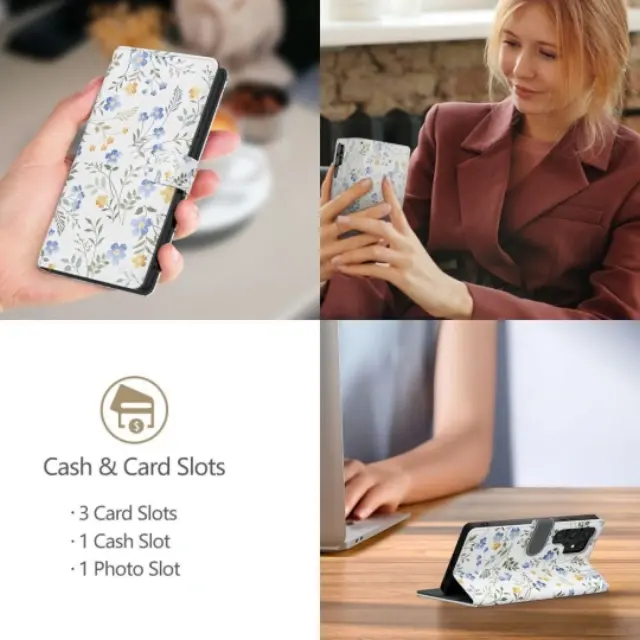 Tech-protect Wallet Galaxy A17 / A18 / A26 4G / 5G Spring Flowers 3