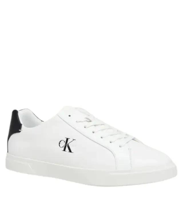 Calvin Klein - Ανδρικά Sneakers Low Prof Cupsole Lth HM0HM02123-01W Λευκό