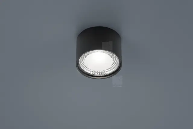 KARI Φωτιστικό Οροφής LED 12W Ματ Μαύρο Dimmable IP30