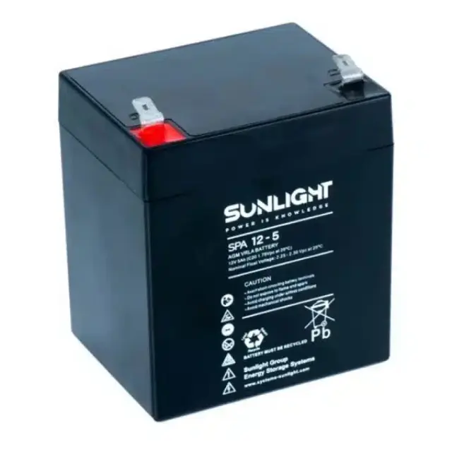 Sunlight Μολύβδου 12V 5A Τετράγωνη (F1) 01.009.0011