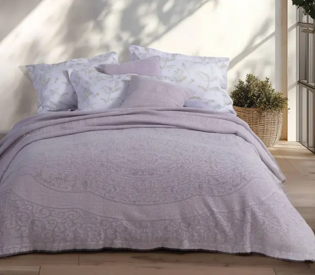 ΚΟΥΒΕΡΤΑ ΥΠΕΡΔΙΠΛΗ NANTIA 230X250 NEF-NEF HOMEWARE MAUVE