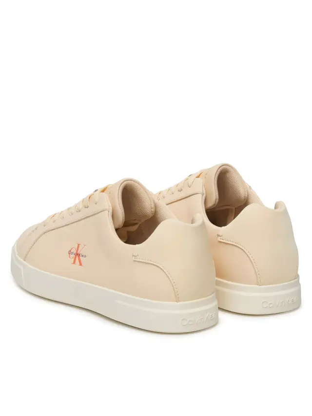 Calvin Klein - Γυναικεία Sneakers Low Pro Cups Lth Ml HW0HW03146-0F4 Μπεζ 3