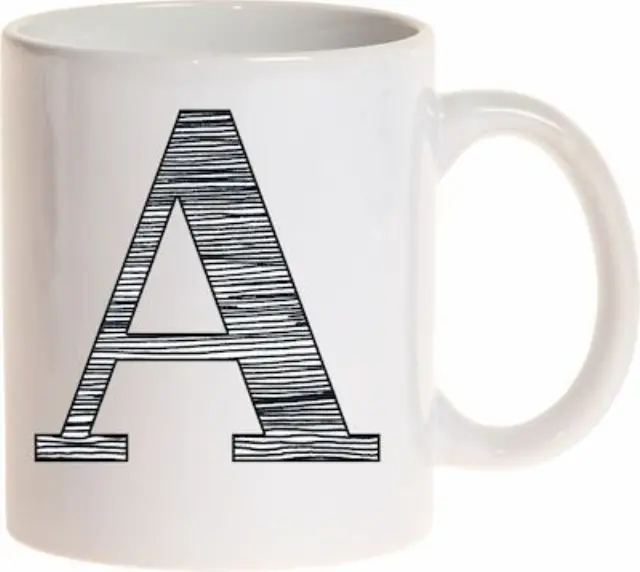 κούπα με γράμμα α με γραμμές 325ml