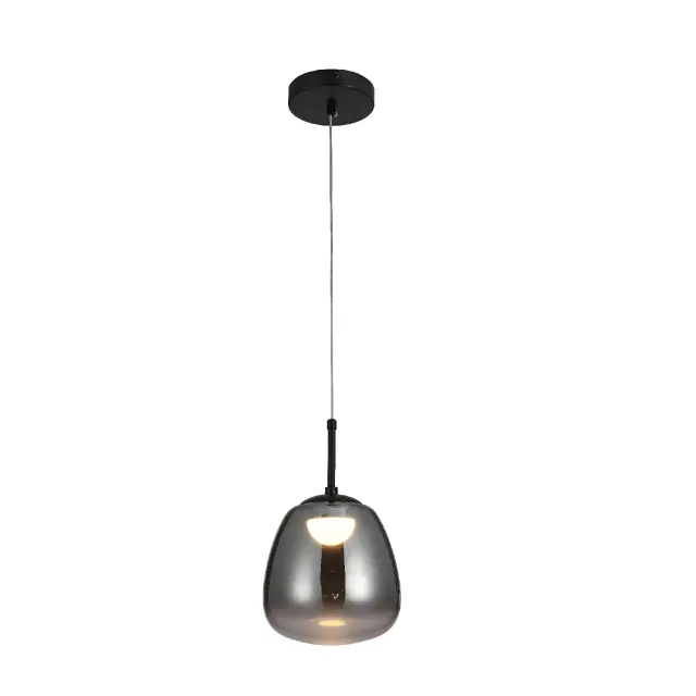 ΚΡΕΜΑΣΤΟ ΦΩΤΙΣΤΙΚΟ ACA HM2357A ΜΑΥΡΟ ΦΙΜΕ LED 5W 3000K IP20 D17XH120CM / HM2357A