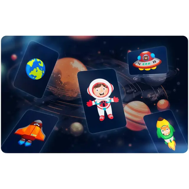 Ricokids Μαγνητικό παιχνίδι βιβλίο κατασκευών "Διάστημα" 3