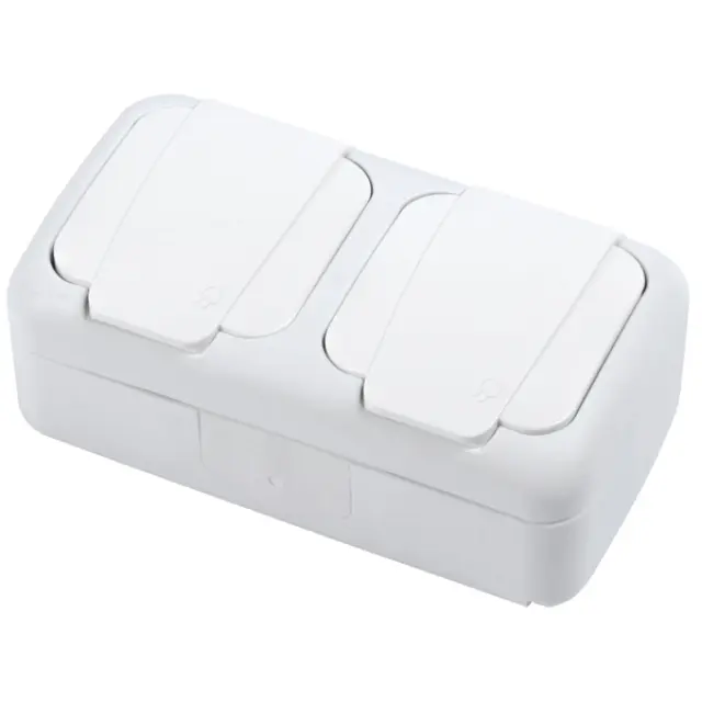 Palmiye White Earth Socket + Earth Soc Hor CP (Quick Connection)