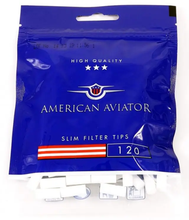 American Aviator Φιλτράκια - Slim 6mm 120φ. 2