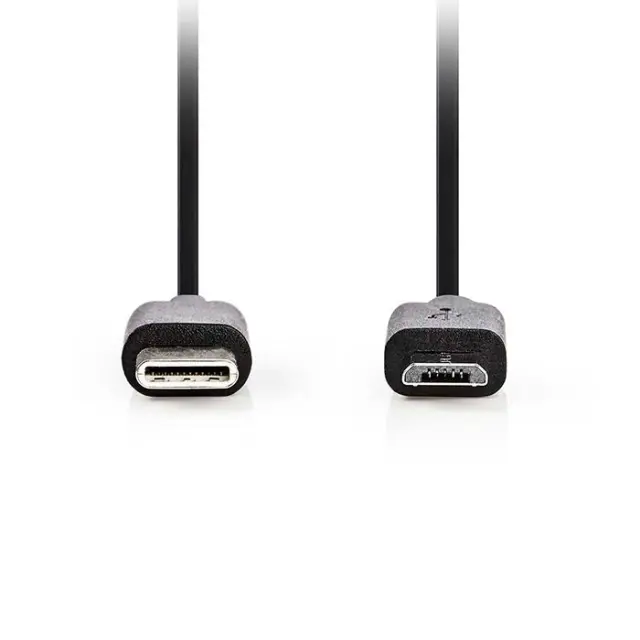 Καλώδιο USB High-Speed Type-C αρσ. - micro B USB αρσ., 1.00m.