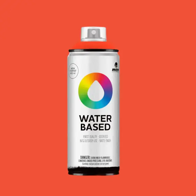 MTN Waterbased Spray Paint 400ml WB4 RV-209 Calcutta Orange