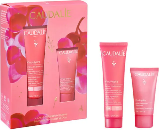 Caudalie VinoHydra Intensely Σετ Περιποίησης για Ενυδάτωση + Καθαρισμό Προσώπου 2τμχ
