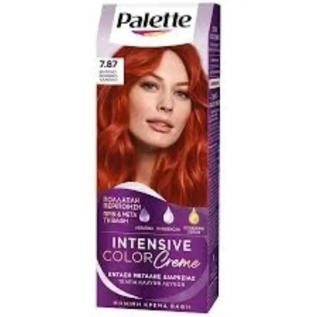 Schwarzkopf Palette Intensive Color Creme Semi-Set 50ml | Απόχρωση 7.87 Έντονο Κόκκινο Χάλκινο