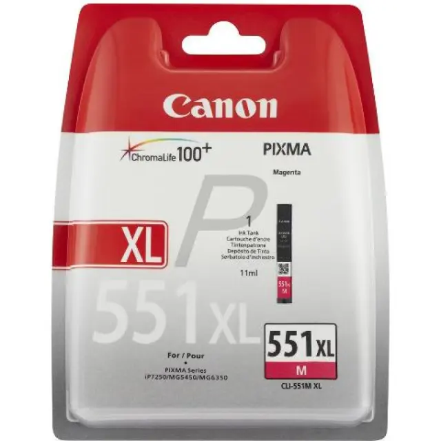 Canon Μελάνι Inkjet CLI-551MXL Magenta (6445B001) (CANCLI-551MXL)