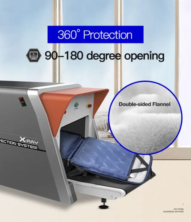 Δερμάτινο Σακίδιο πλάτης Αντικλεπτικό 28L Laptop 17,3 Bopai 61-121971 μαύρο - One Size 2