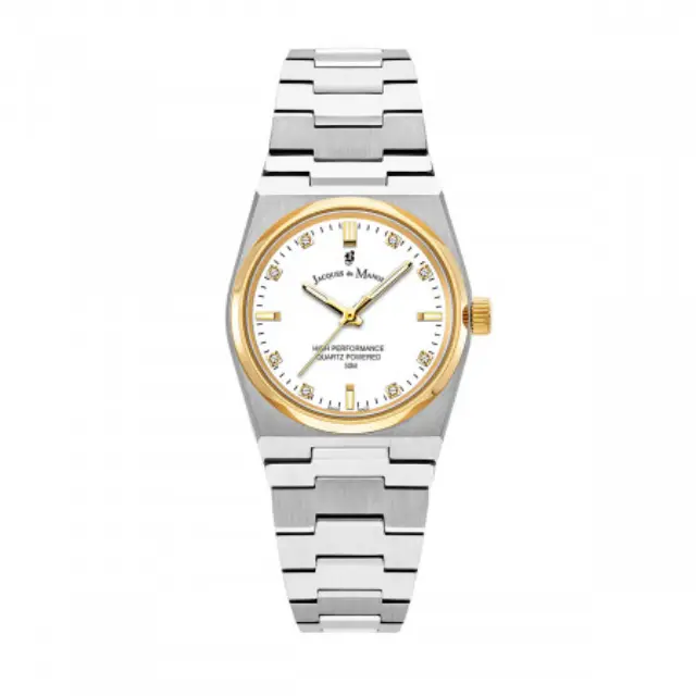 Jacques Du Manoir Horizon Ladies, Women's Watch, Silver Stainless Steel Bracelet JWL03605
