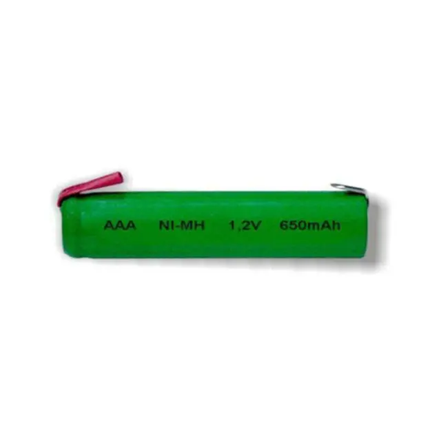Επαναφορτιζόμενη Μπαταρία AAA Ni-MH 650mAh 1.2V με Λαμάκι 1τμχ
