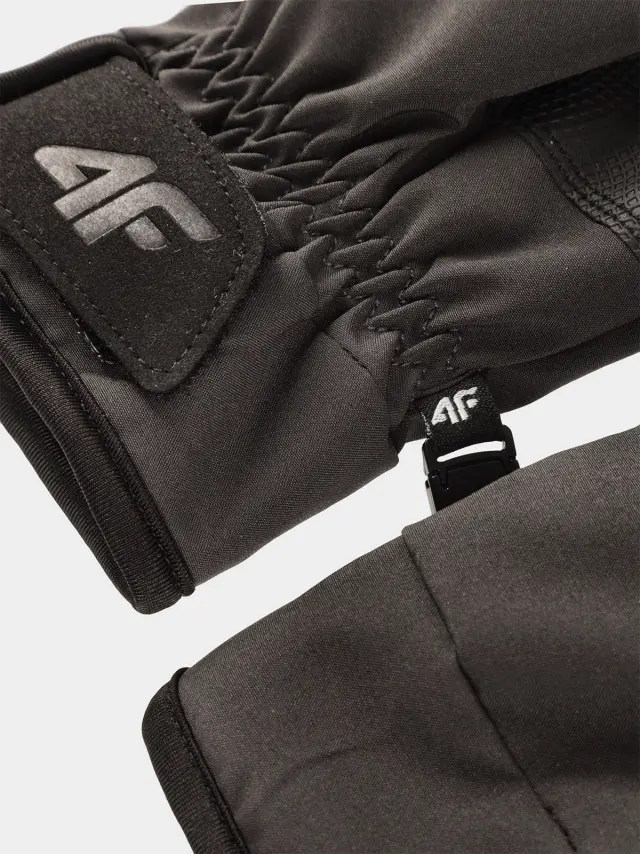 4F Black Gloves 4FAW23AGLOU051-20S 2