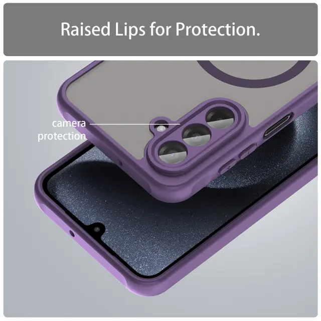 Techsuit® Halofrost Ii MagSafe Θήκη για Galaxy A17/A18 -Μωβ 2