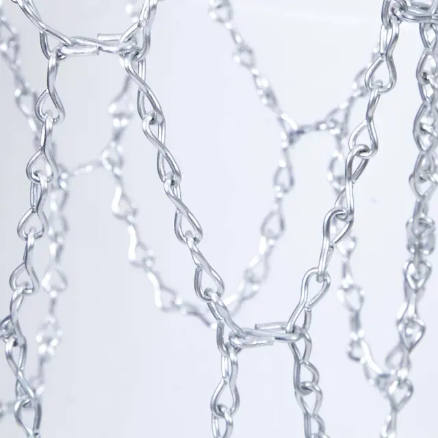 Amila Iron Nickel Plated 2.5mm 45cm 12 Loops Basket Net Ασημί 44957 (Amila) - One Size 2