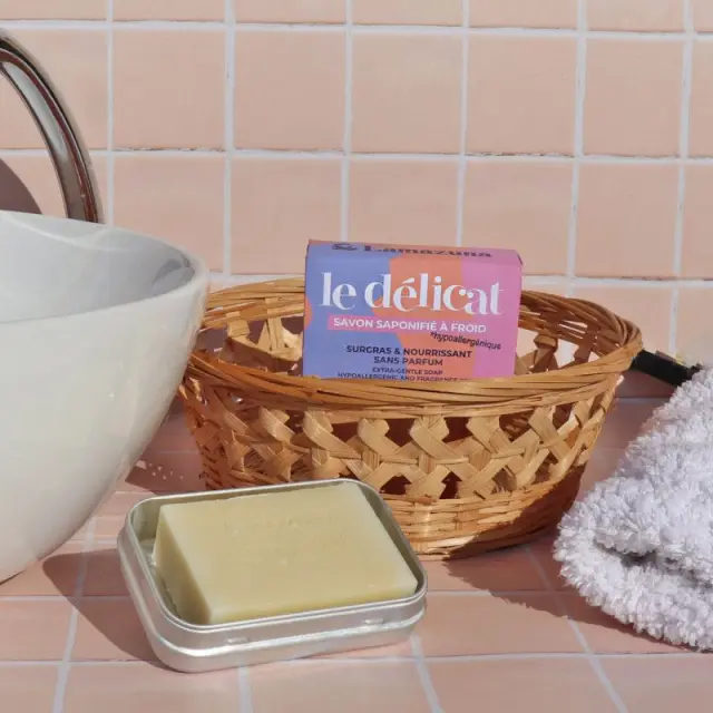 Lamazuna Extra Gentle Soap Le Délicat – Φυσικό, Yποαλλεργικό, Σαπούνι Πολύ Απαλού Καθαρισμού Για Όλους Τους Τύπους Δέρματος 2