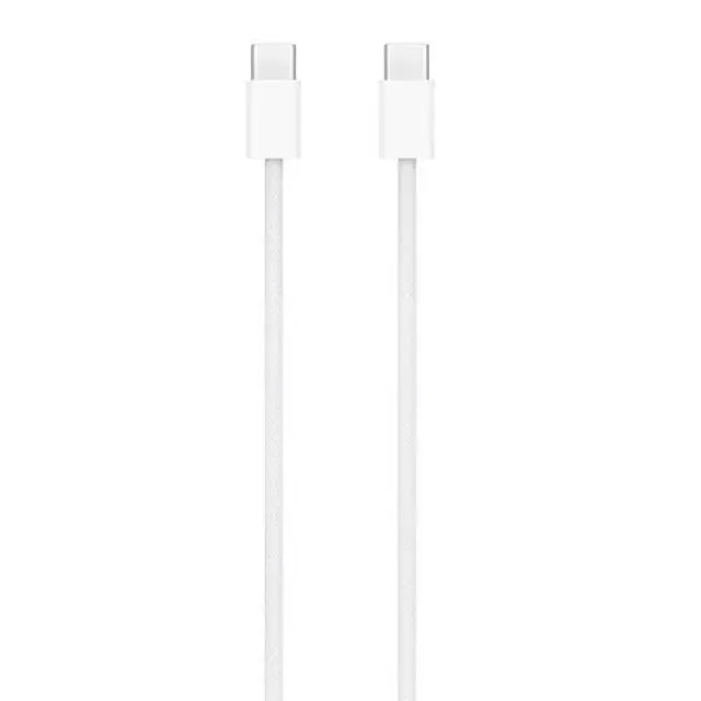 Kαλώδιο Apple Braided MW493 USB C σε USB C 60W 1m Λευκό (Ασυσκευαστό) N66314