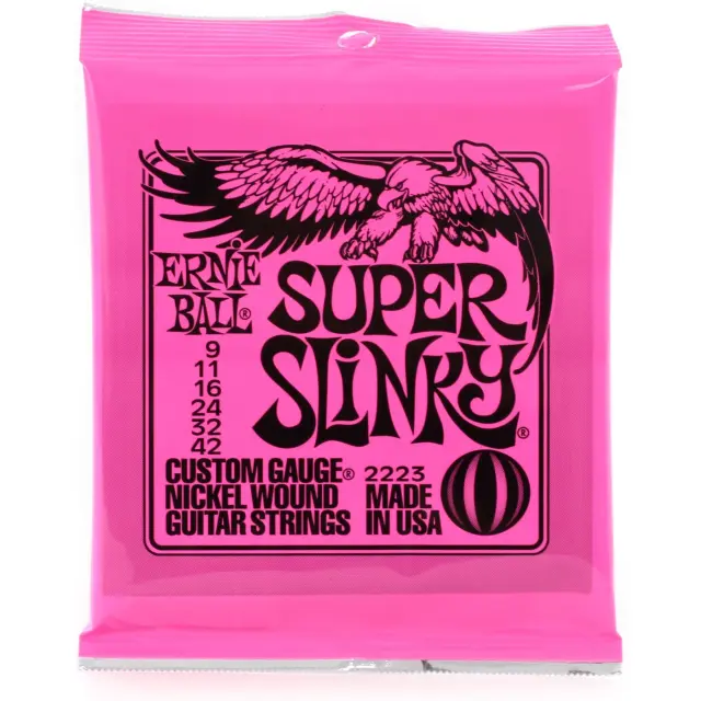 ErnieBall 2223 Super Slinky Χορδές Ηλεκτρικής Κιθάρας 9-42