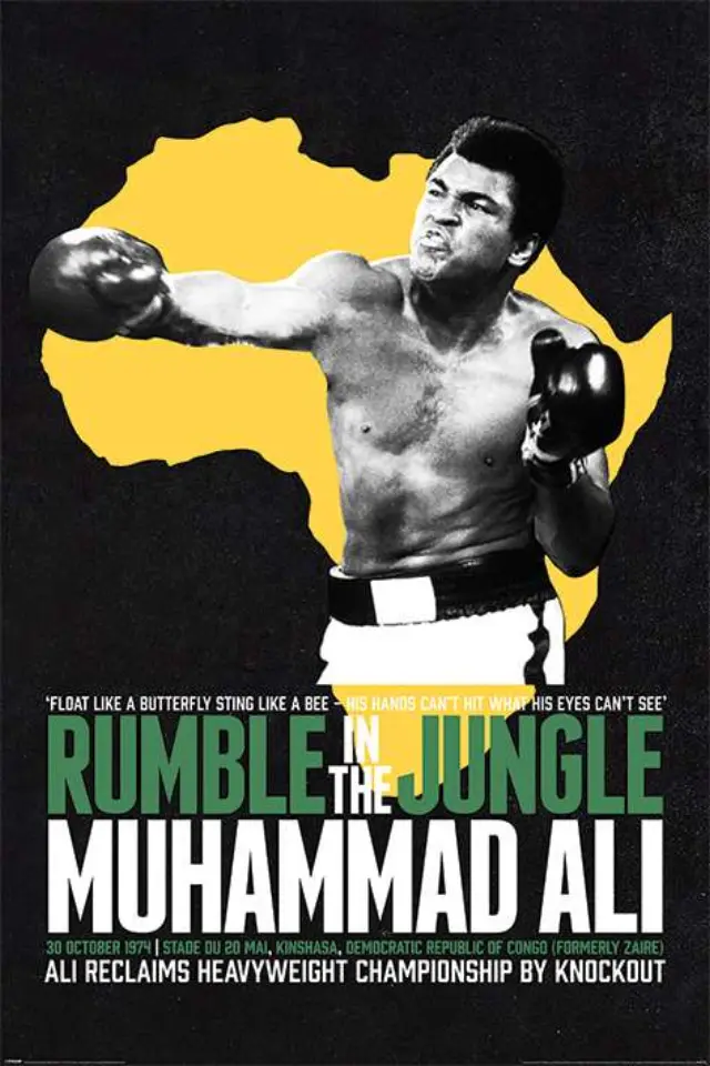 Αφίσα , Poster Muhammad Ali Rumble In The Jungle 61 X 91,5εκ PP34778