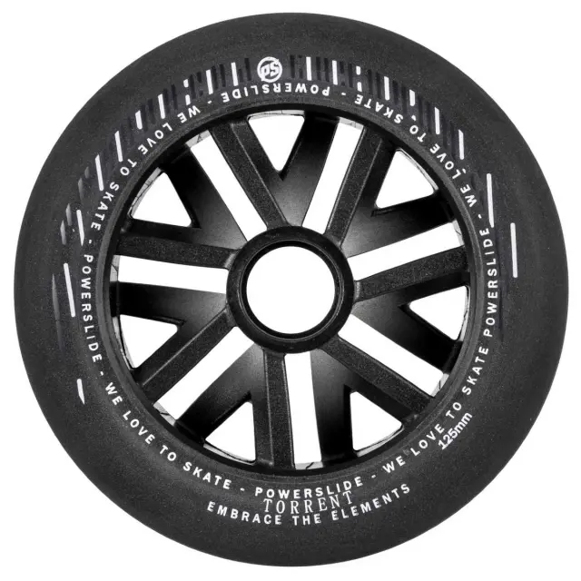 Powerslide 125χιλ./84Α Torrent Rain Ροδάκια - Μαύρο