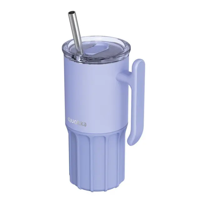 Quokka Ποτήρι Θερμός Ανοξείδωτο 720ml Lavender με Καλαμάκι -40094