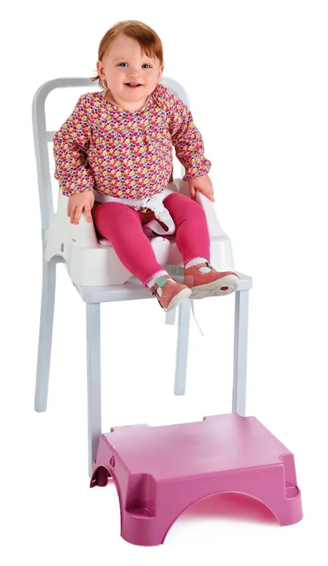 THERMOBABY EDGAR BOOSTER SEAT WITH STEP PINK 2