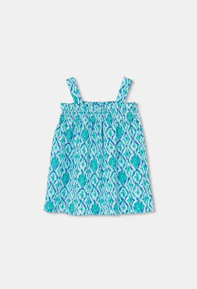 Boboli Blouse bambula με τύπωμα για κορίτσι 463025-9792 2