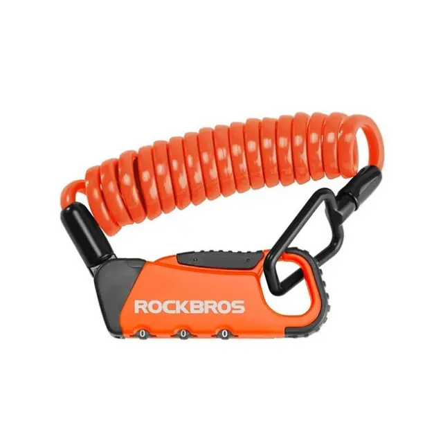 Rockbros Bike Lock RBK6N Combination Orange