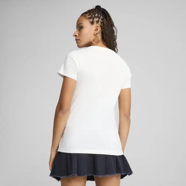 Puma Script Tee T-Shirt White 684982-02 - XS 3