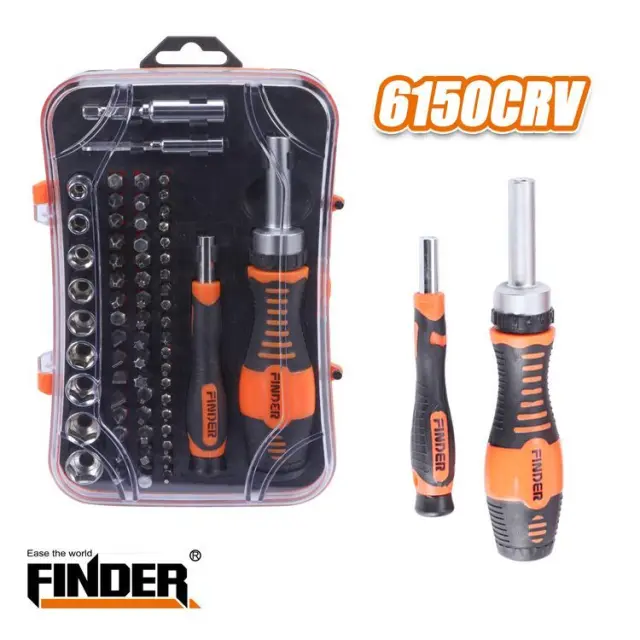 Σετ μαγνητικά κατσαβίδια & καστάνια - 65pcs - Finder - 193219 2