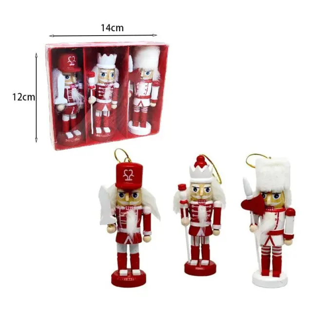 Ξύλινα χριστουγεννιάτικα στρατιωτάκια - Christmas soldier deco 290046 2