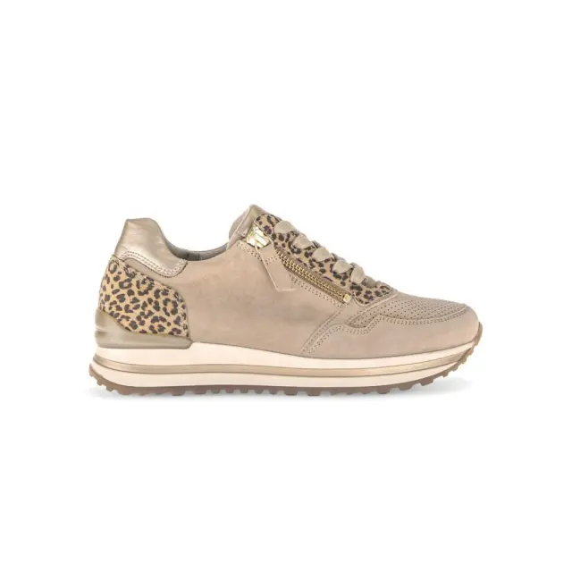 Gabor Sneakers Γυναικείο δέρμα Nubuck Μπεζ GAB/66528 34-CARAMEL